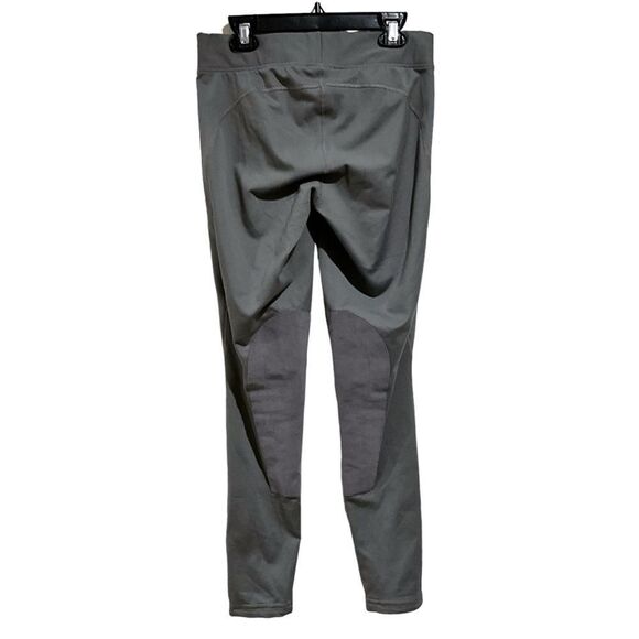 KERRITS Riding Breeches Pants Gray Leather Knee Patch Size Medium - Picture 6 of 13